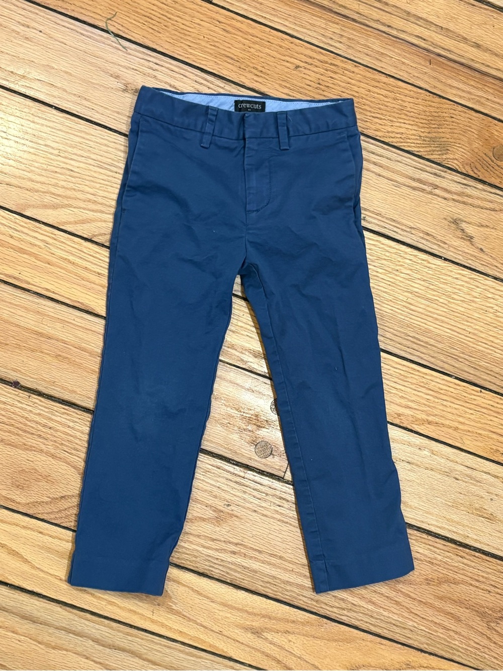 Crewcuts JCrew Boys' Navy Chino Pants size 4 preppy coastal khakis